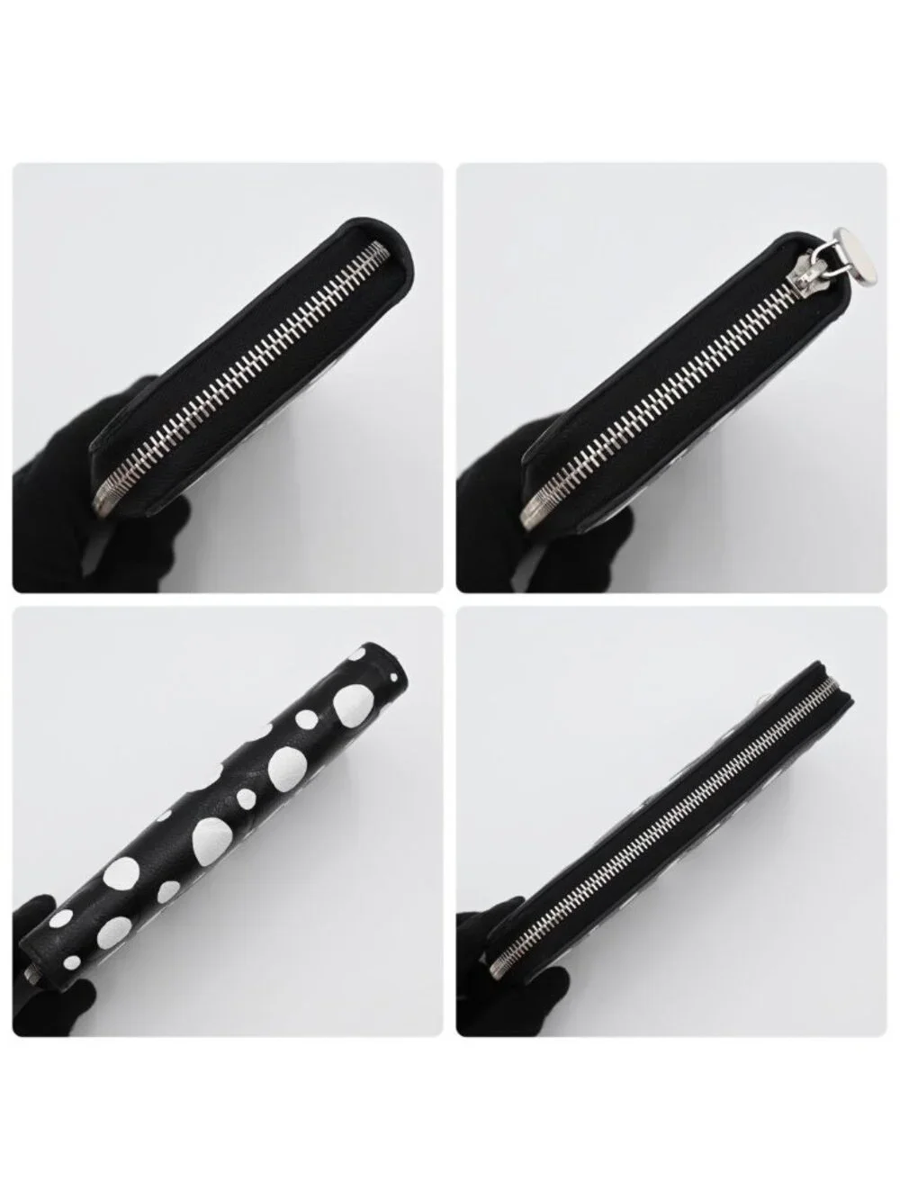 Louis Vuitton Yayoi Kusama Zippy Wallet Empreinte Black